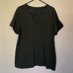 Torrid dark green top